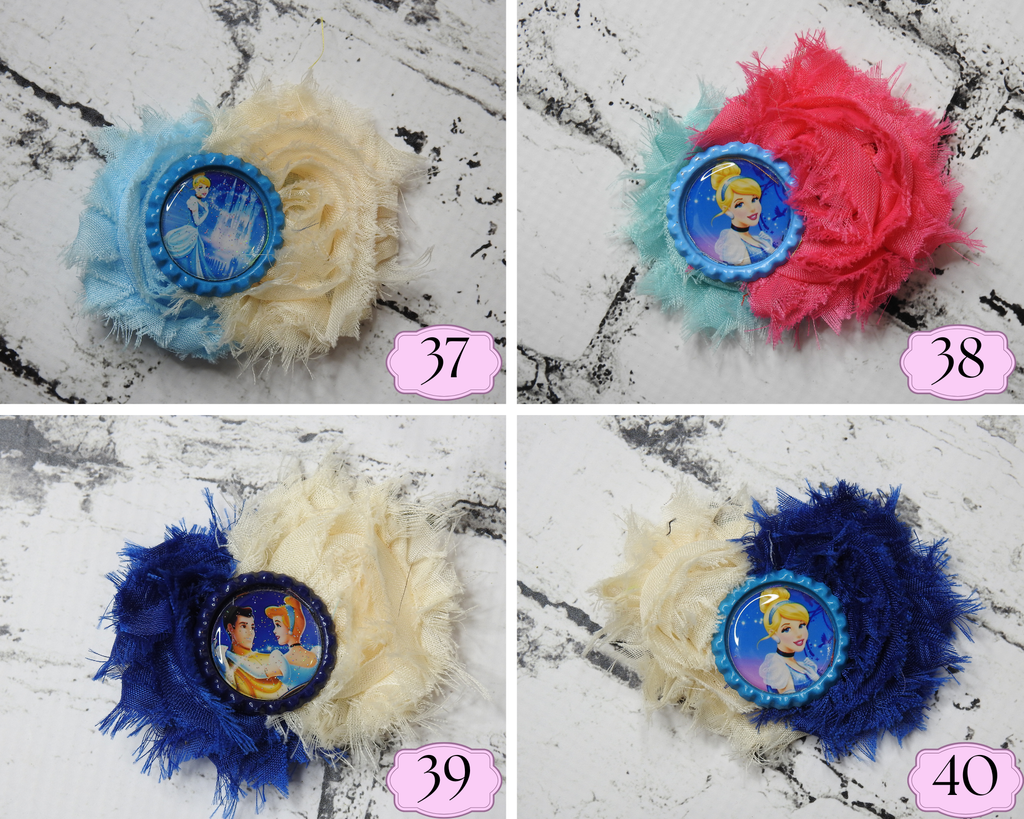 Last Chance Handmade Shabby Chic Hair Bows Designs 37-40