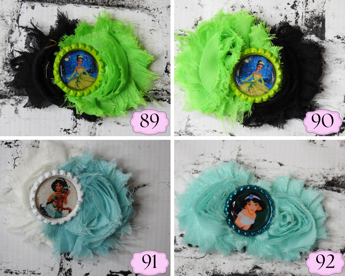 Last Chance Handmade Shabby Chic Hair Bows Designs 89-92