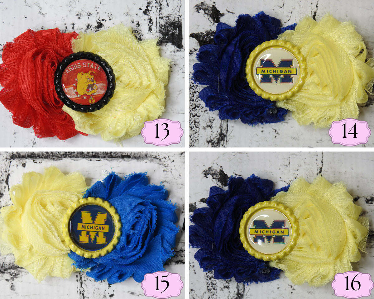 Last Chance Handmade Shabby Chic Hair Bows Designs 13-16