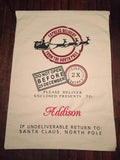 Santa Sack Embroidered with Personalization