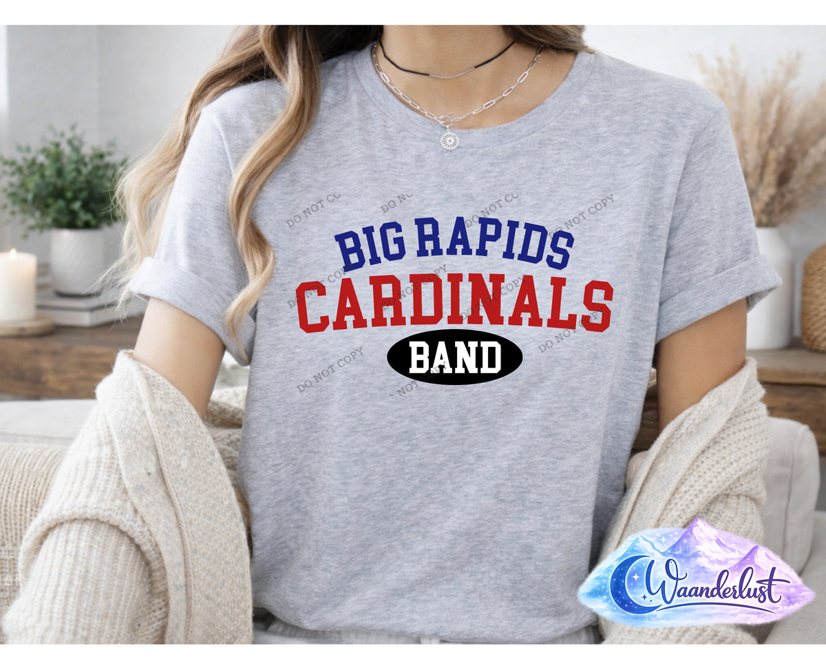Big Rapids Band - Varsity Oval Shirt