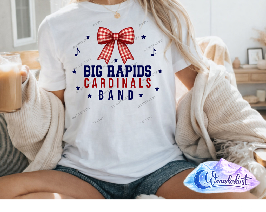 Big Rapids Band - Bow Shirt