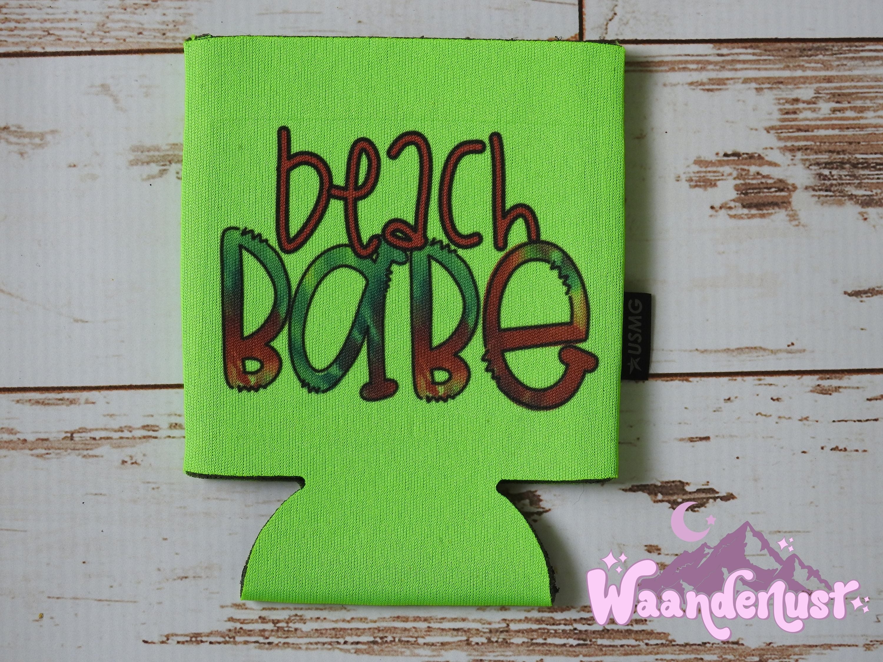 Beach Babe Can Cooler