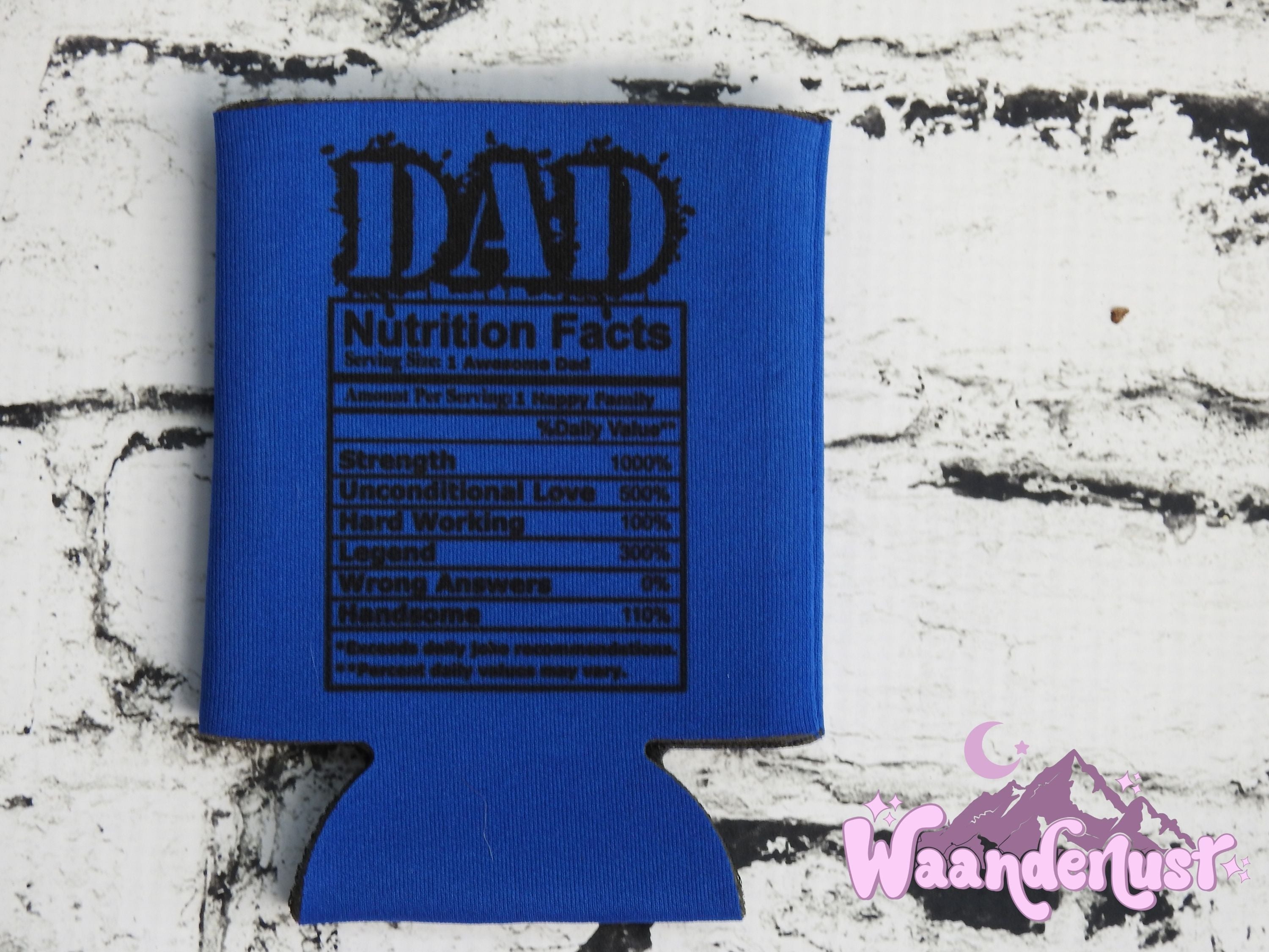 Dad Nutrition Facts Can Cooler