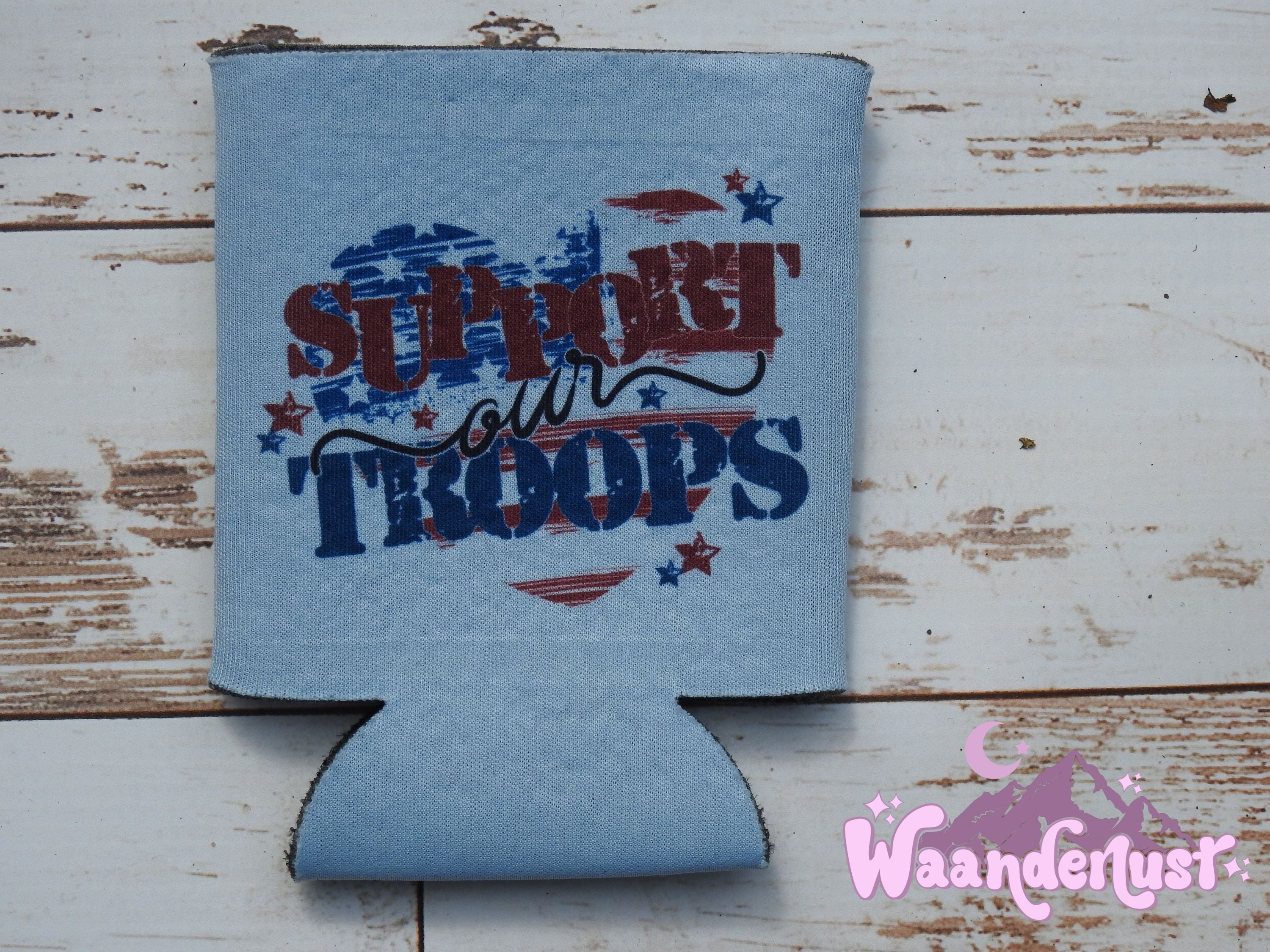 Support Our Troops Can Cooler
