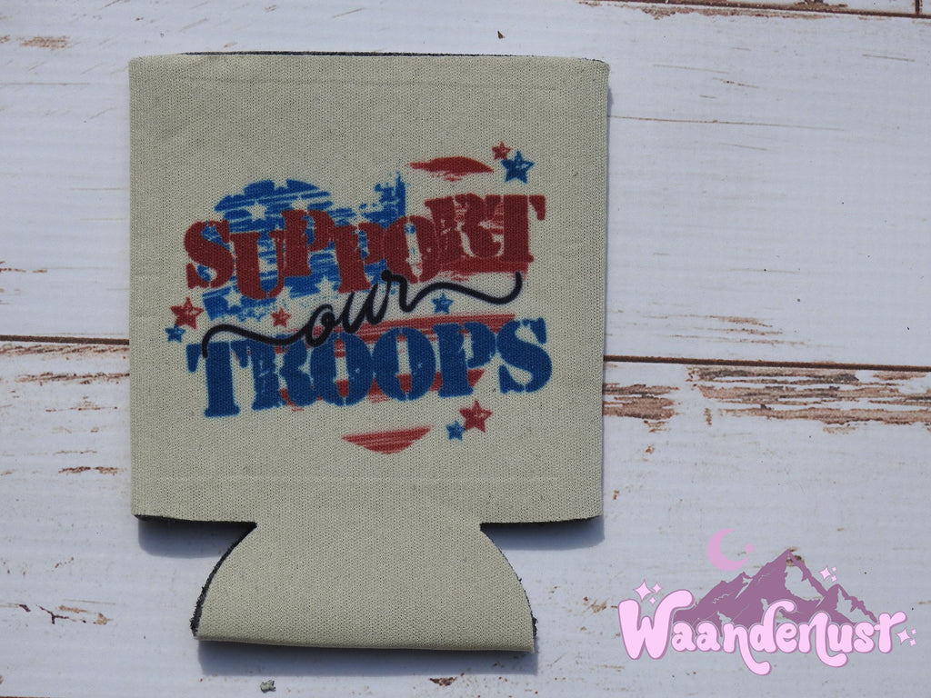 Support Our Troops Can Cooler