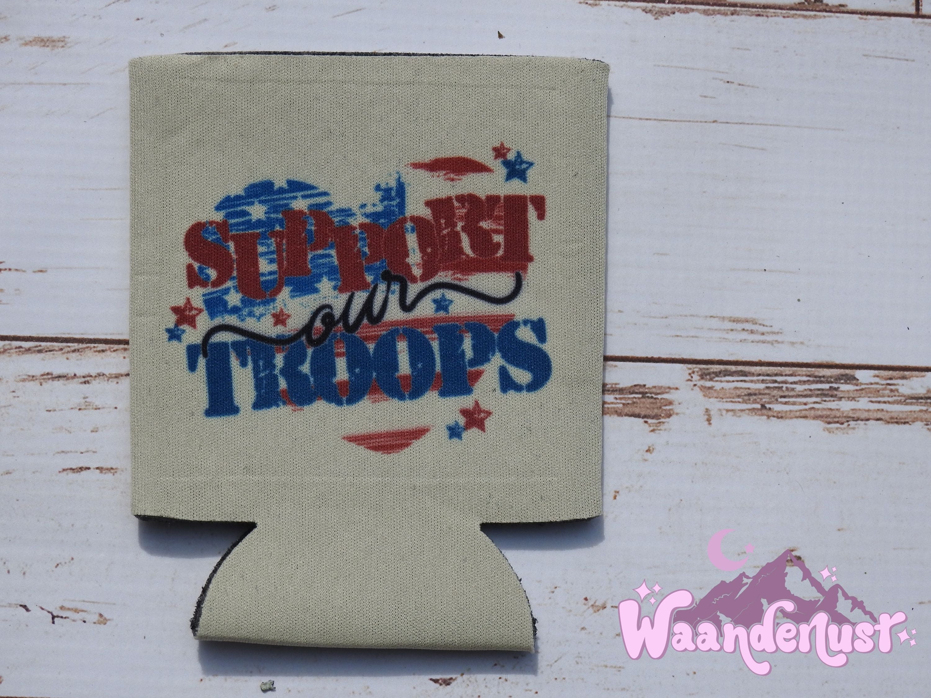 Support Our Troops Can Cooler