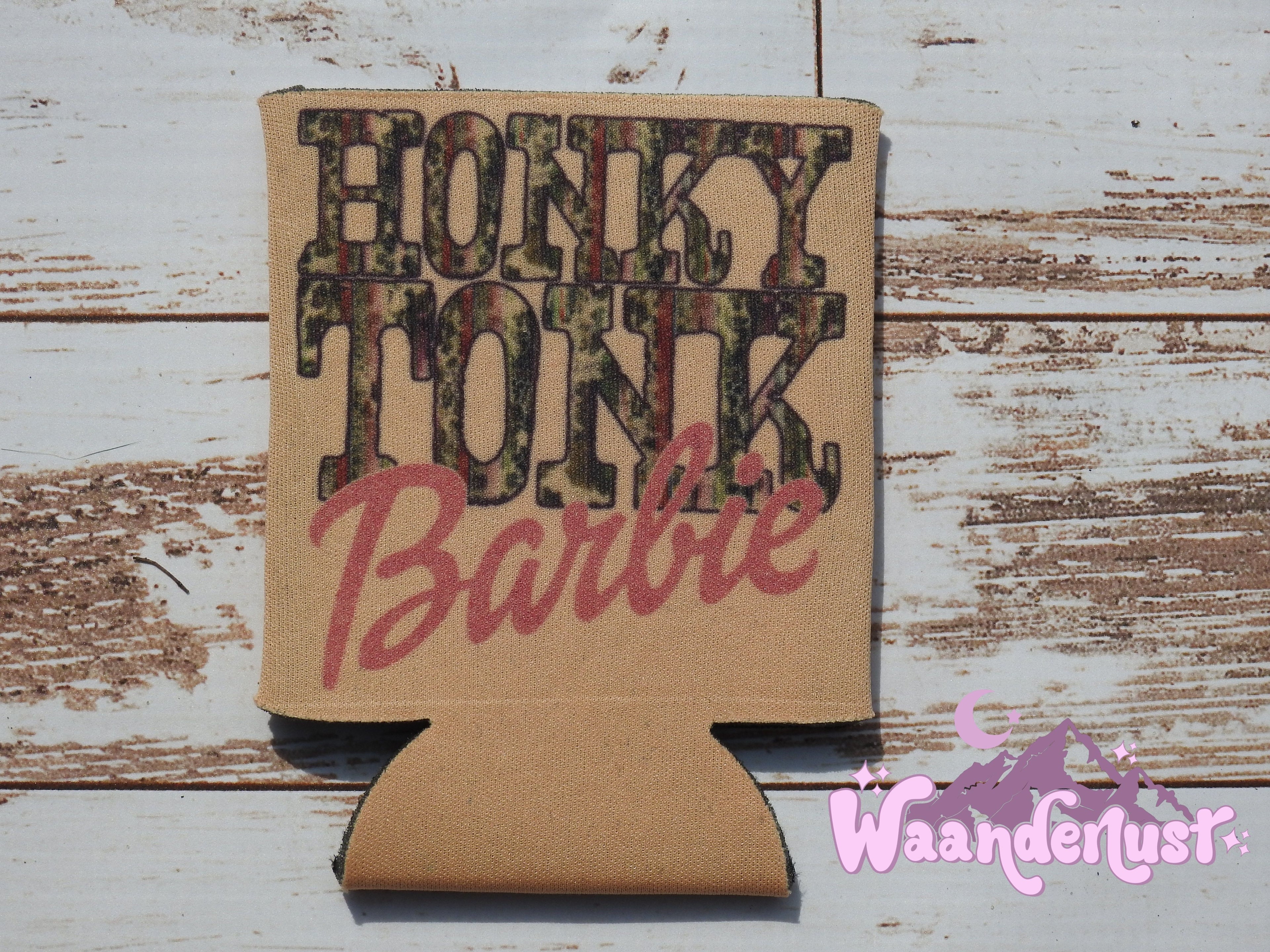 Honky Tonk Barbie Can Cooler