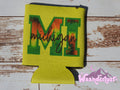 Michigan Tie Dye Can Cooler
