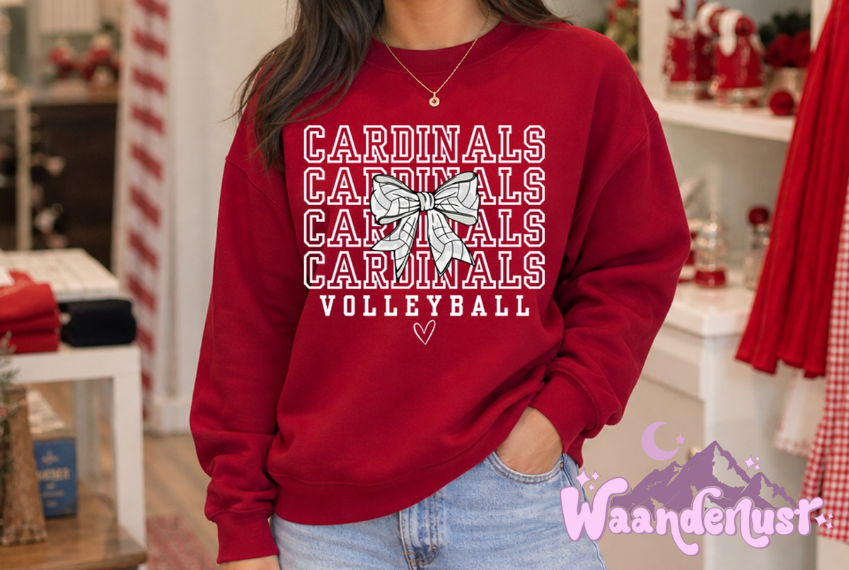 Cardinals Volleyball on Repeat Apparel