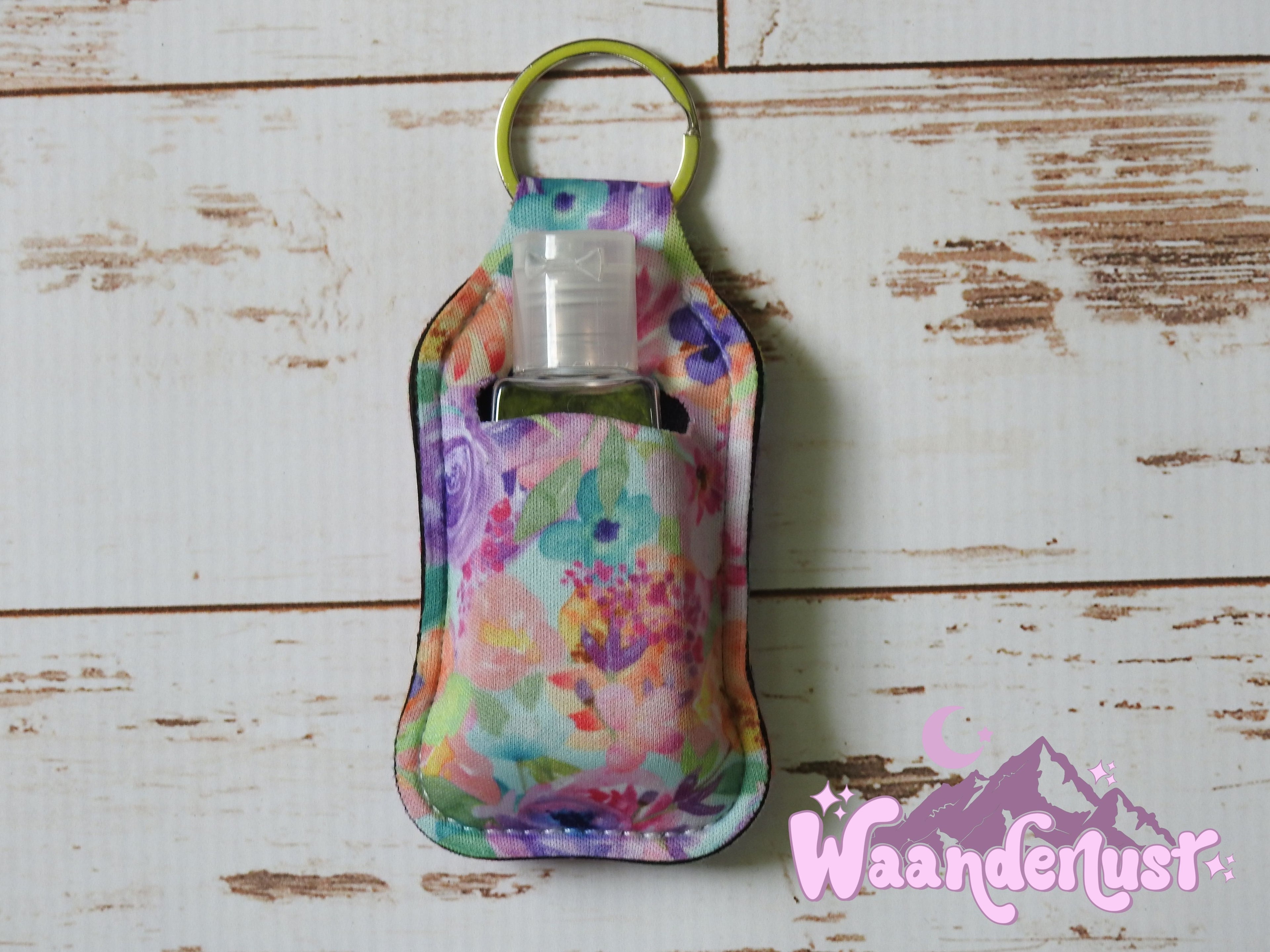 Floral Hand Sanitizer Holder