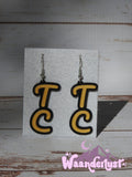 Tri County School Spirit Earrings