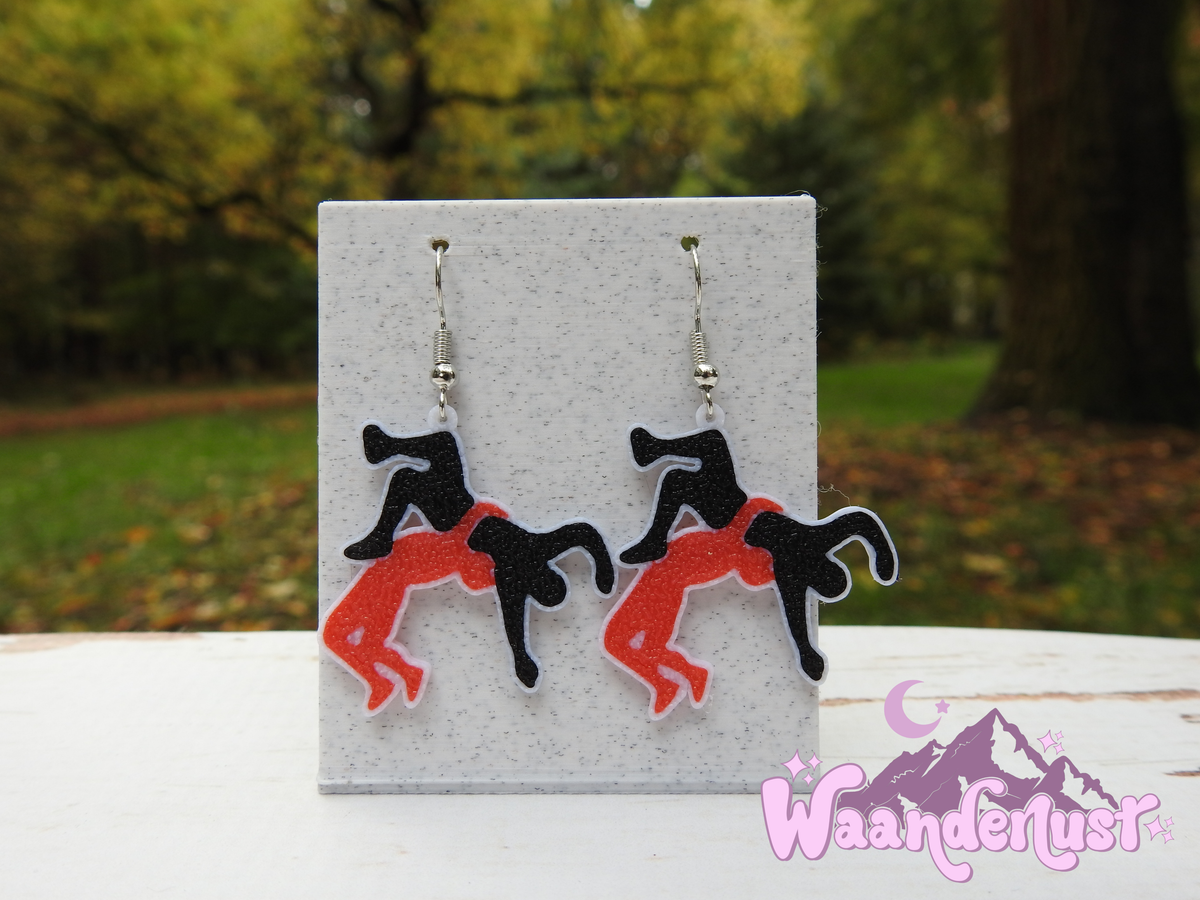 Wrestling Earrings