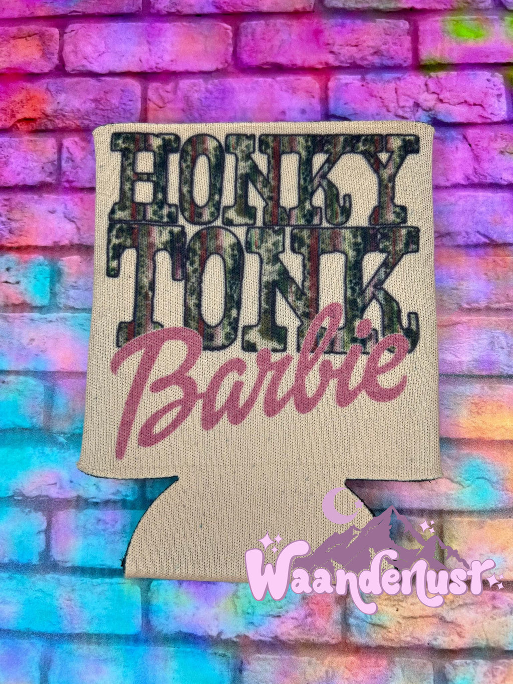 Honky Tonk Barbie Can Cooler