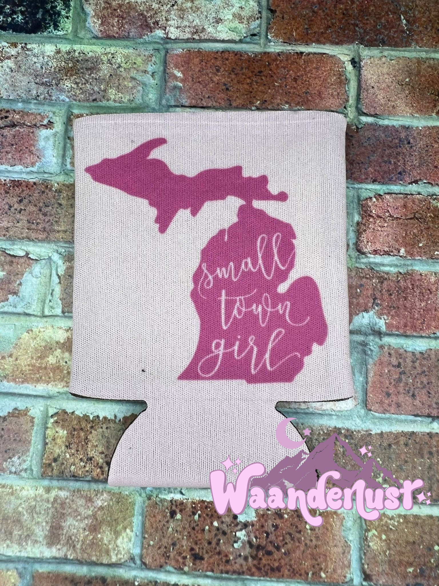Small Town Girl Michigan Can Cooler