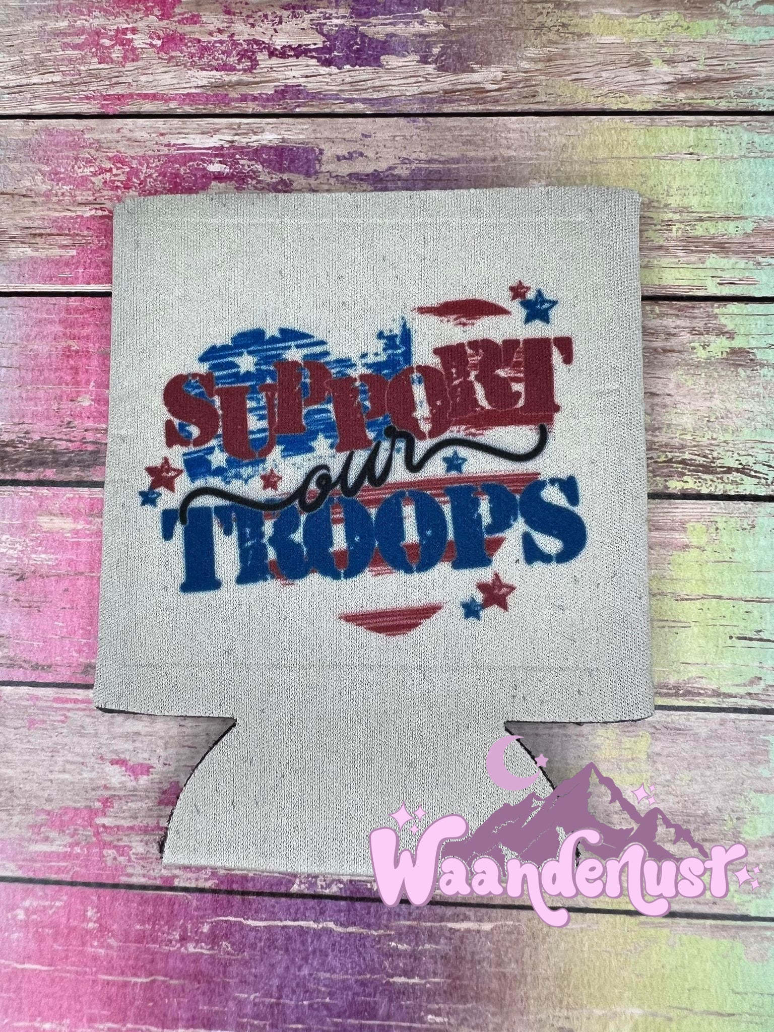 Support Our Troops Can Cooler