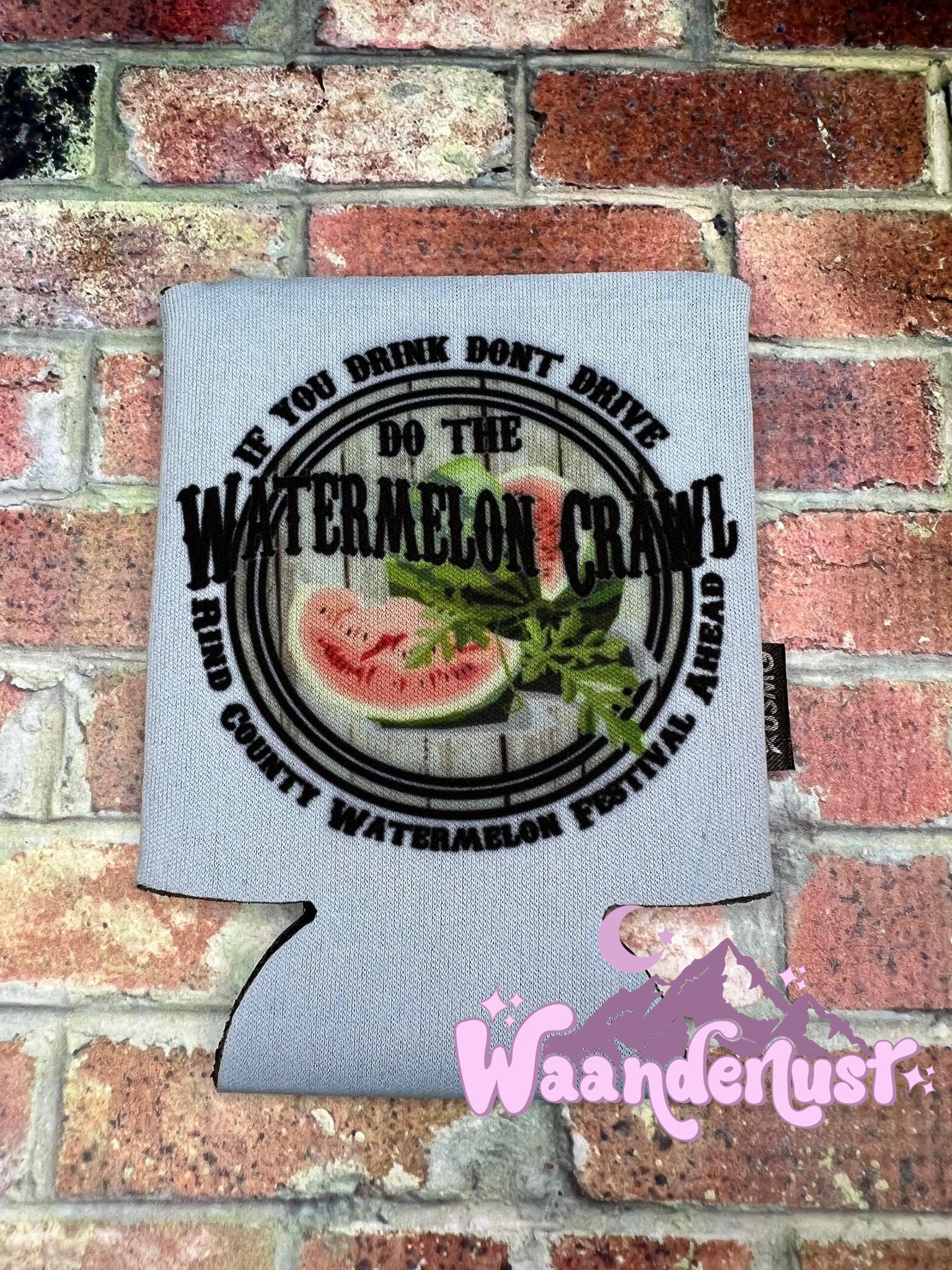Watermelon Crawl Can Cooler