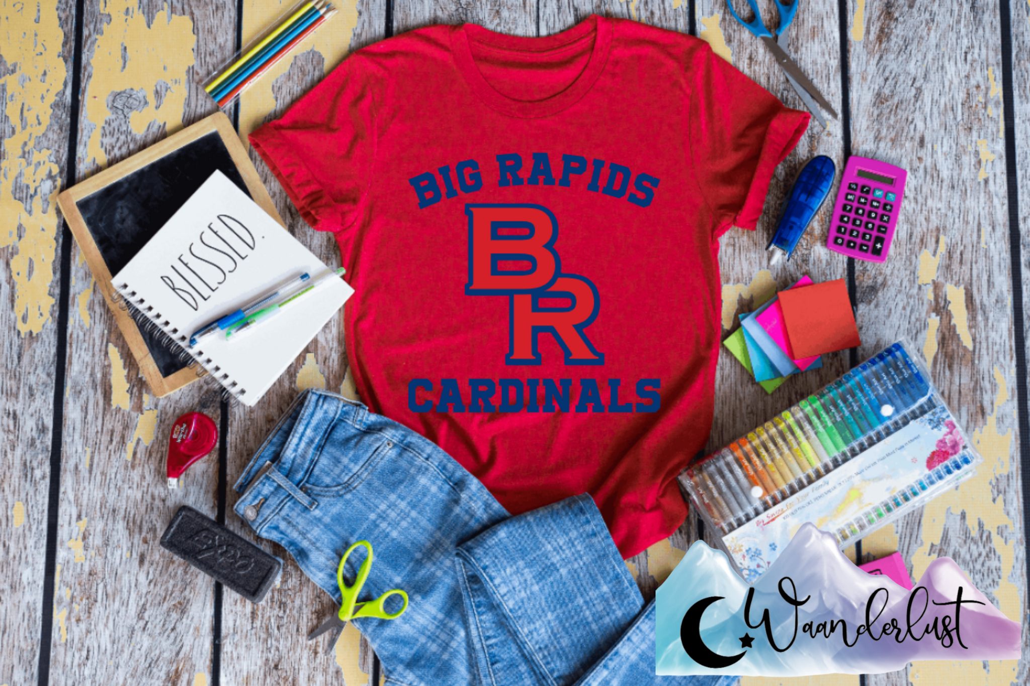 Big Rapids Cardinal Youth Shirt – Waanderlust