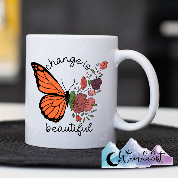 Change Is Beautiful Coffee Mug