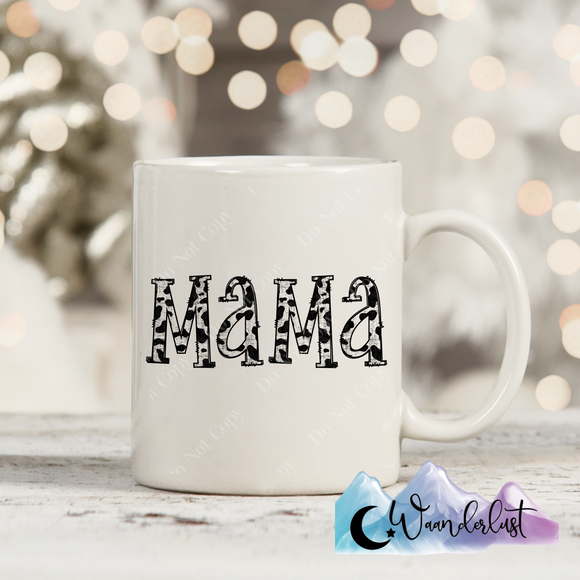 Cowprint Mama Coffee Mug