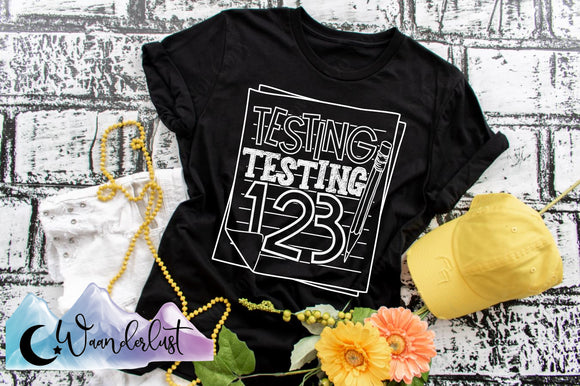 Testing 123  T-Shirt