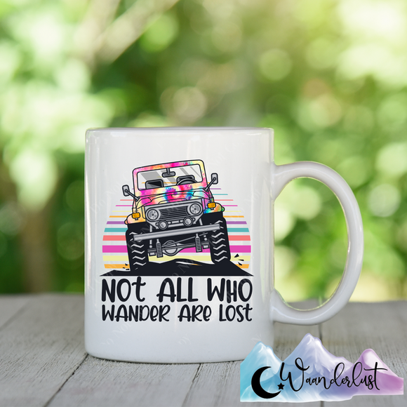 Not All Who Wander Are Lost Jeep Edition Coffee Mug