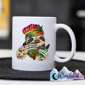 Sloth Medical Marijuana Fall Coffee Mug