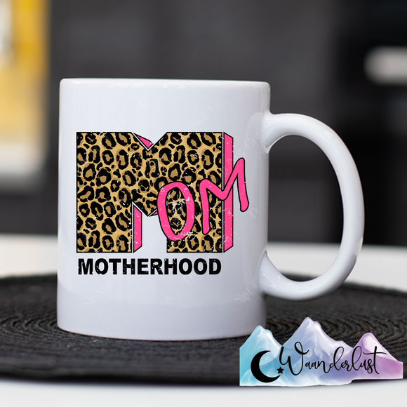 Motherhood Leopard Coffee Mug