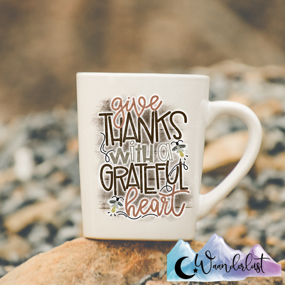 Give Thanks With A Grateful Heart Coffee Mug