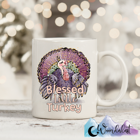 Blessed Little Turkey Coffee Mug