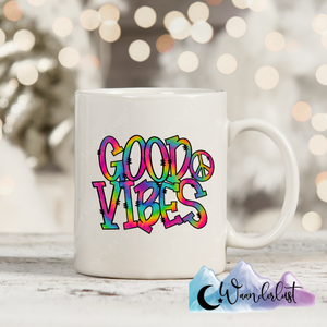 Good Vibes Hippie Coffee Mug