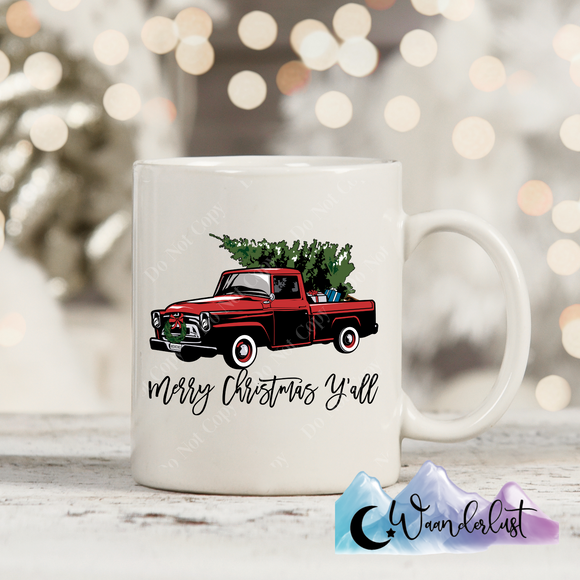 Merry Christmas Ya'll Coffee Mug