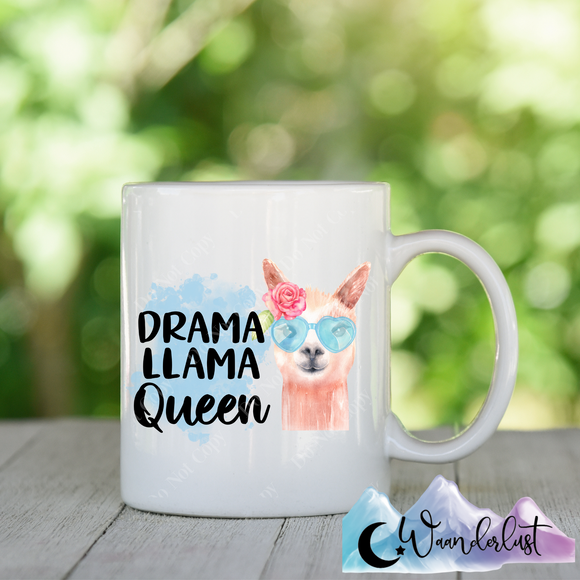 Drama Llama Queen Coffee Mug