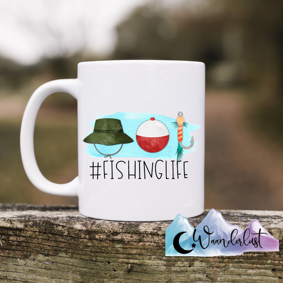 #Fishing Life Coffee Mug