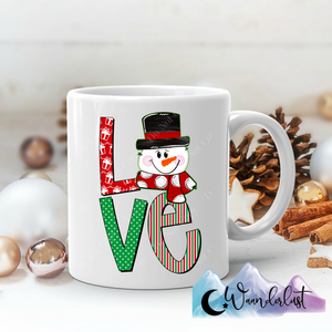 Love Snowman Coffee Mug