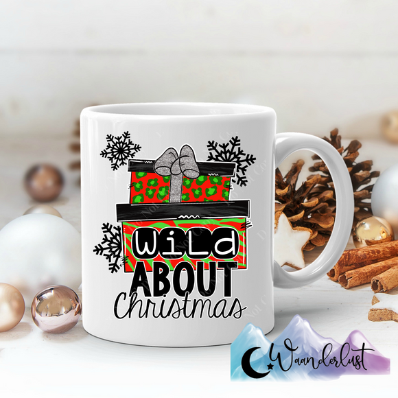 Wild About Christmas Presents Coffee Mug