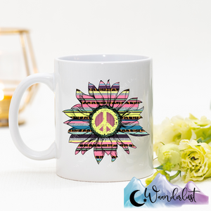 Peace Flower Coffee Mug