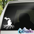 Michigan Roots Vinyl Decal / Car Window, Laptop & Tumbler Sticker