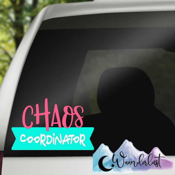 Chaos Coordinator Multiple Colored Decal